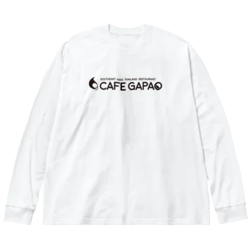 カフェガパオ公式ロゴグッズ Big Long Sleeve T-Shirt