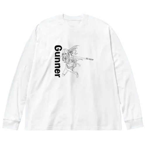 Gunner メイド ビッグシルエットロングスリーブTシャツ