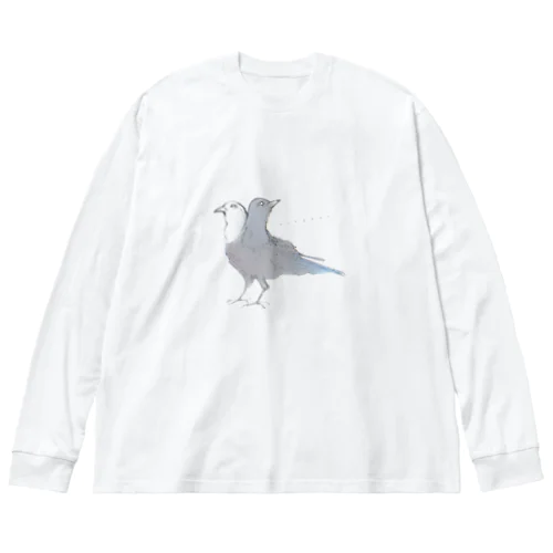 A prophet bird ビッグシルエットロングスリーブTシャツ