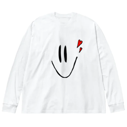 ニコニコ Big Long Sleeve T-Shirt