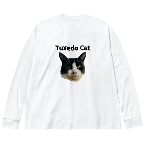 ハチワレ猫 Big Long Sleeve T-Shirt