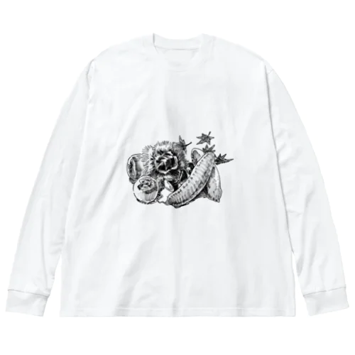 秋の実り Big Long Sleeve T-Shirt