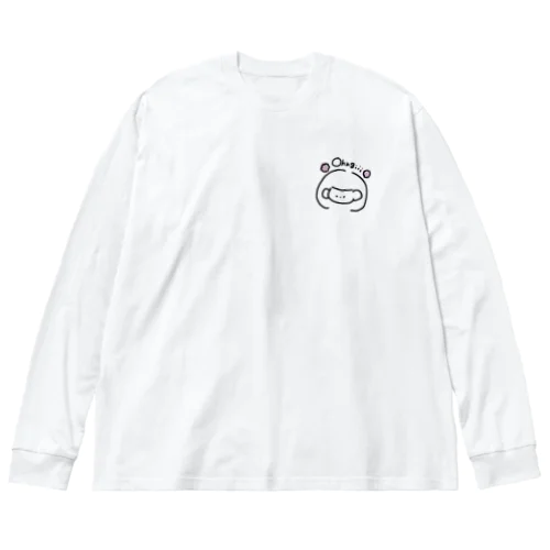 てがきおはぎ ビッグシルエットロングスリーブTシャツ