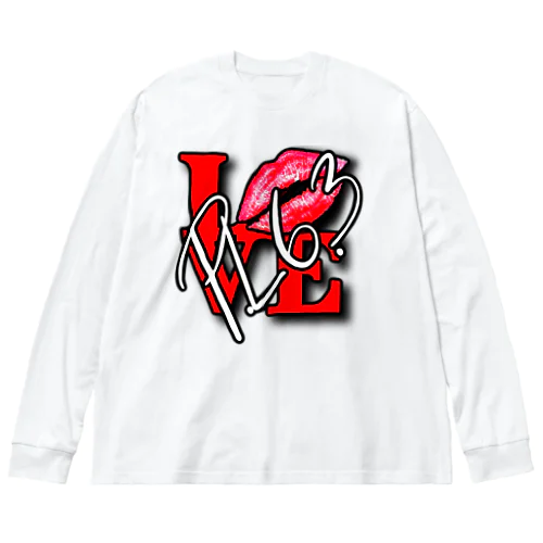 P.L6.3【LOVE】 Big Long Sleeve T-Shirt