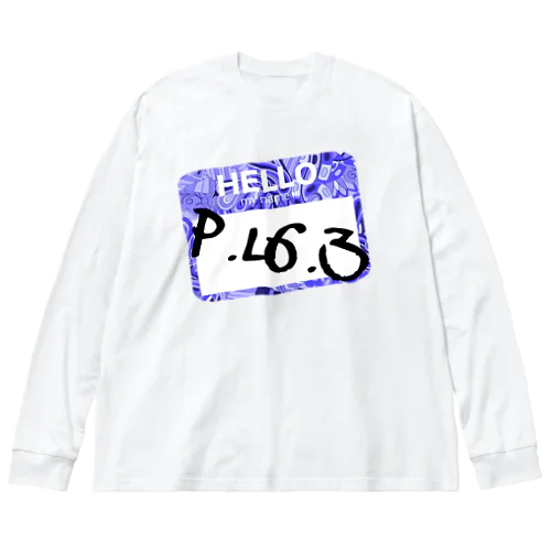 Hello P.L6.3【ステンドグラス風】 ビッグシルエットロングスリーブTシャツ