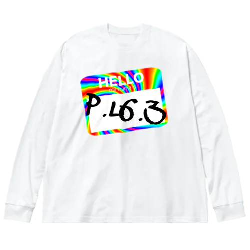 Hello P.L6.3【Psychedelic】 ビッグシルエットロングスリーブTシャツ