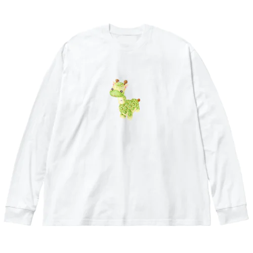 フルーツアニマル　ラフランスキリン Big Long Sleeve T-Shirt