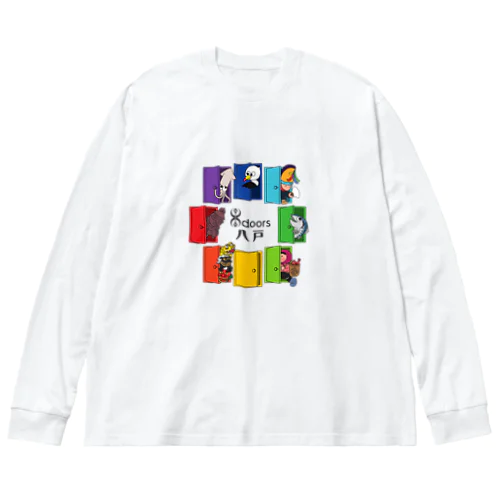 8doors(八戸・はちのへ) Big Long Sleeve T-Shirt