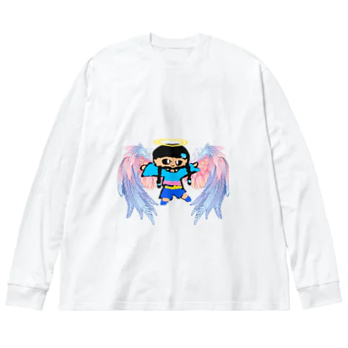 雲の妖精🧚‍♀️ ビッグシルエットロングスリーブTシャツ