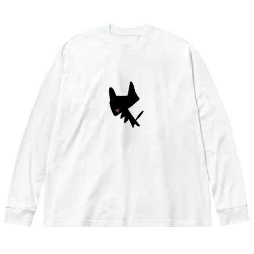 影武者黒子犬 ビッグシルエットロングスリーブTシャツ