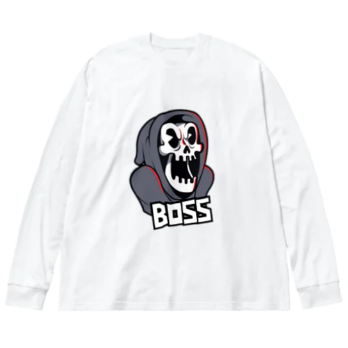 BOSS スカル ビッグシルエットロングスリーブTシャツ