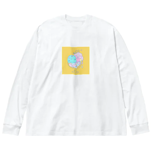 星のパフェ ビッグシルエットロングスリーブTシャツ