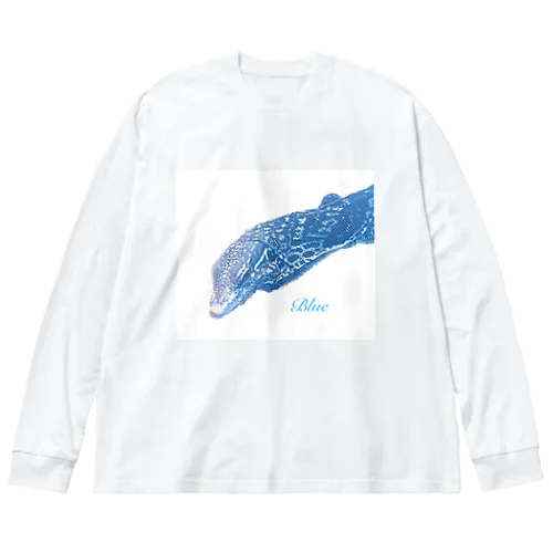 コバルトツリーモニターのブルー Big Long Sleeve T-Shirt