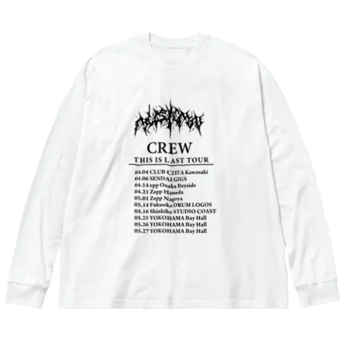 バンドのツアースタッフ風アイテム Big Long Sleeve T-Shirt