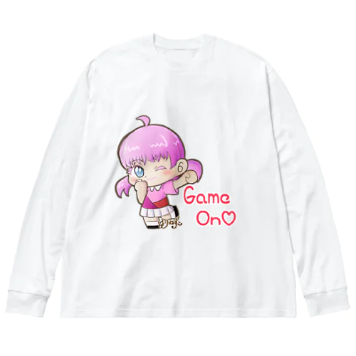 ゲームオン！モモちゃん Big Long Sleeve T-Shirt