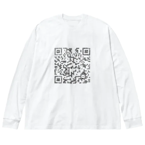 QRコードアート Big Long Sleeve T-Shirt