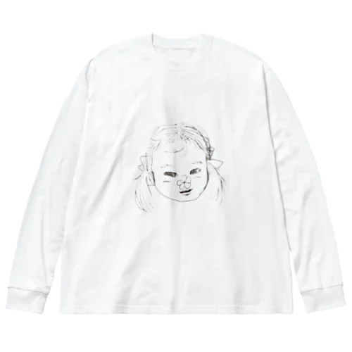 little girl  ビッグシルエットロングスリーブTシャツ