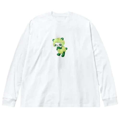 フルーツアニマル　メロンパンダ Big Long Sleeve T-Shirt