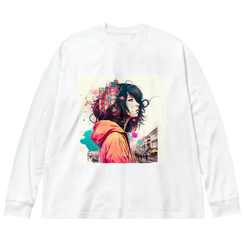 CITY GIRL F ビッグシルエットロングスリーブTシャツ