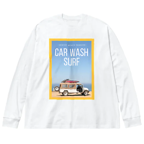 サーフボードと車 Big Long Sleeve T-Shirt