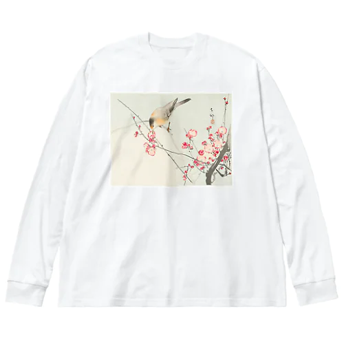 小原古邨　梅に鶯　Ohara Koson / Songbird on blossom branch Big Long Sleeve T-Shirt