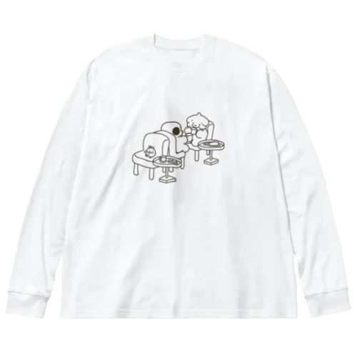 ティータイム Big Long Sleeve T-Shirt