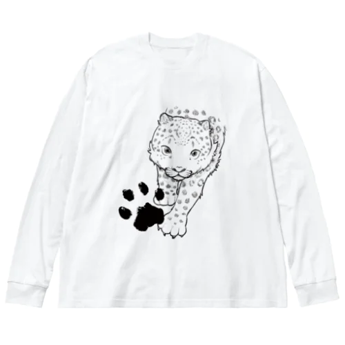 ユキヒョウ - snowleopard ビッグシルエットロングスリーブTシャツ