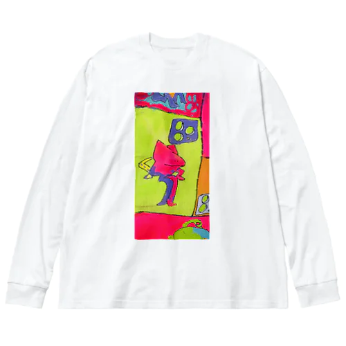 運運ぎつね Big Long Sleeve T-Shirt