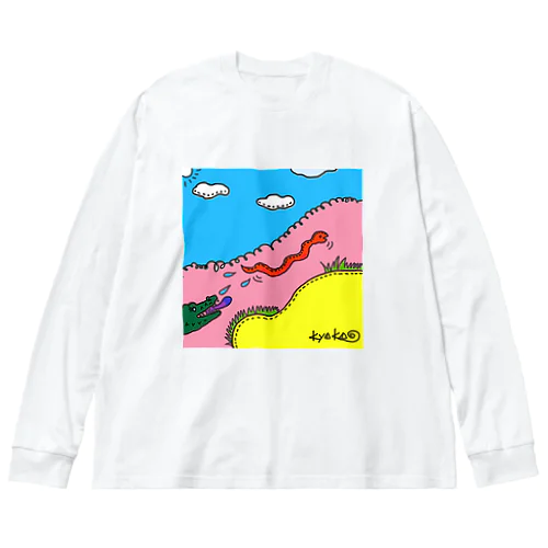 赤ヘビさんの誤解 Big Long Sleeve T-Shirt