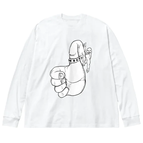 異様なグッド ビッグシルエットロングスリーブTシャツ