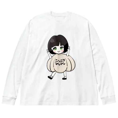 マシマシちゃん ビッグシルエットロングスリーブTシャツ