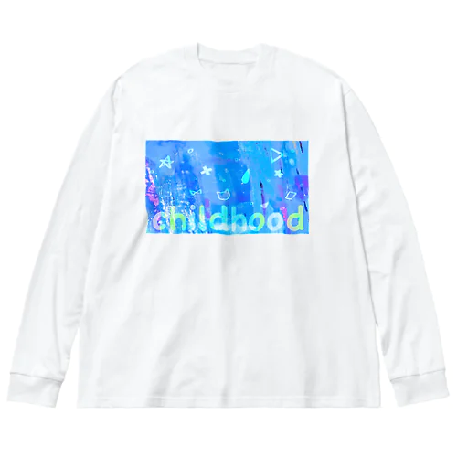 childhood ビッグシルエットロングスリーブTシャツ