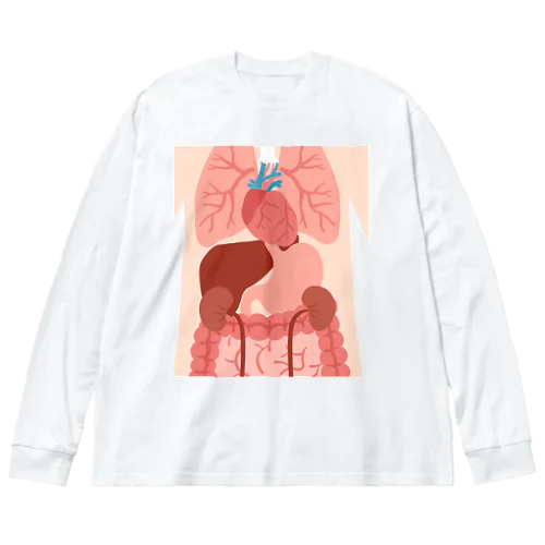 In the body ビッグシルエットロングスリーブTシャツ