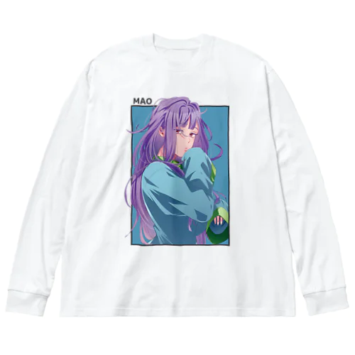 MAOちゃん(寝起き) ビッグシルエットロングスリーブTシャツ