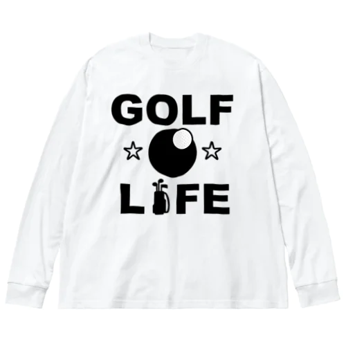 ゴルフ・グッズ・GOLF・ライフ・ゴルフ部・ゴルフ好き・ゴルフボール・球技・スポーツ・老若男女・紳士のスポーツ・カップ・ゴルファー・ホールインワン・コース・クラブ Big Long Sleeve T-Shirt