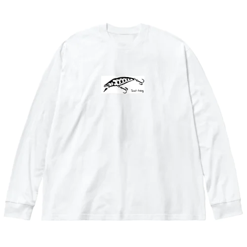 和風Trout Fishing  ビッグシルエットロングスリーブTシャツ