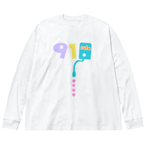 給cute湯 Big Long Sleeve T-Shirt