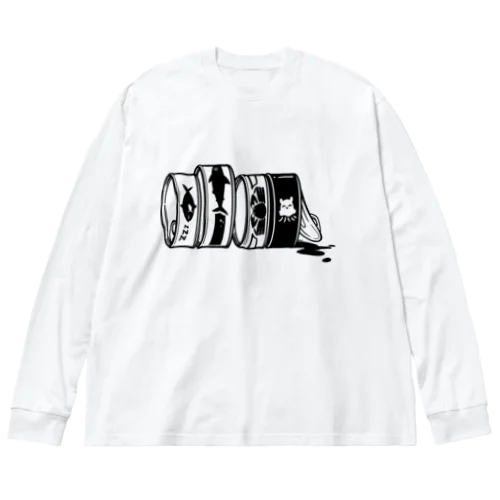 カン詰め ビッグシルエットロングスリーブTシャツ