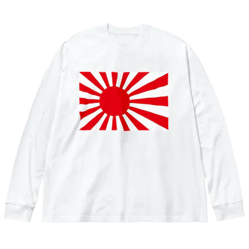 日の出　朝日　旭日 ビッグシルエットロングスリーブTシャツ