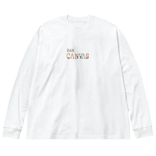 BAR CANVASロゴ ビッグシルエットロングスリーブTシャツ