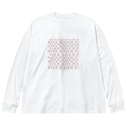 抱っこひもからバイバイ模様 Big Long Sleeve T-Shirt