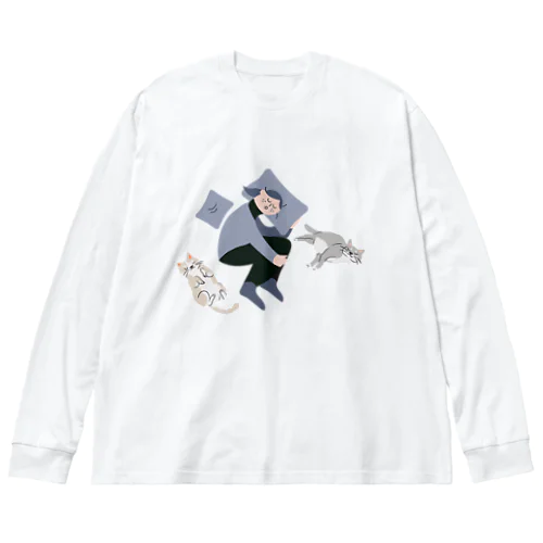 寝る子 Big Long Sleeve T-Shirt