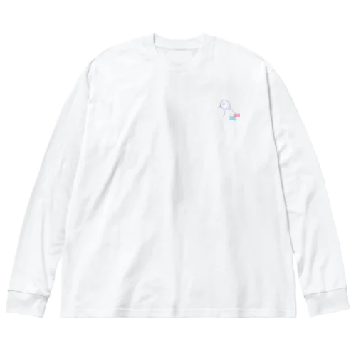 ハトブロークンスクエア Big Long Sleeve T-Shirt