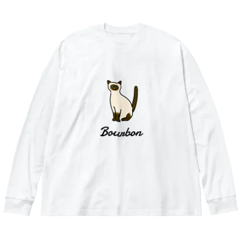 Bourbon ビッグシルエットロングスリーブTシャツ