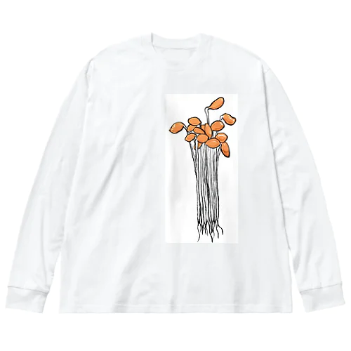 豆もやし Big Long Sleeve T-Shirt