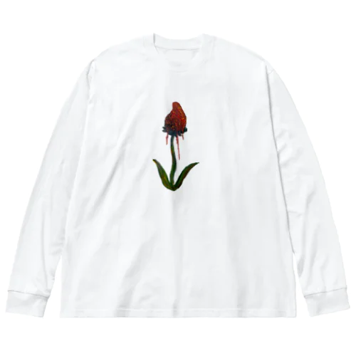 苺の華 Big Long Sleeve T-Shirt