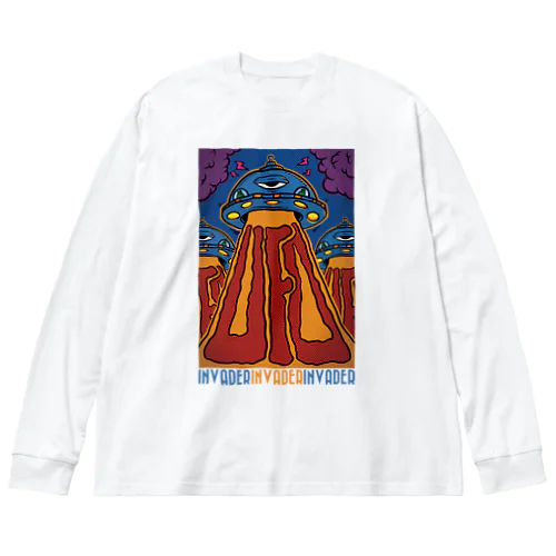 UFO!!!! ビッグシルエットロングスリーブTシャツ