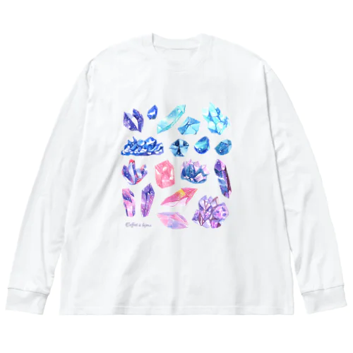 宇宙鉱物のコレクション Big Long Sleeve T-Shirt