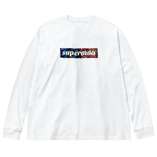 superman ビッグシルエットロングスリーブTシャツ