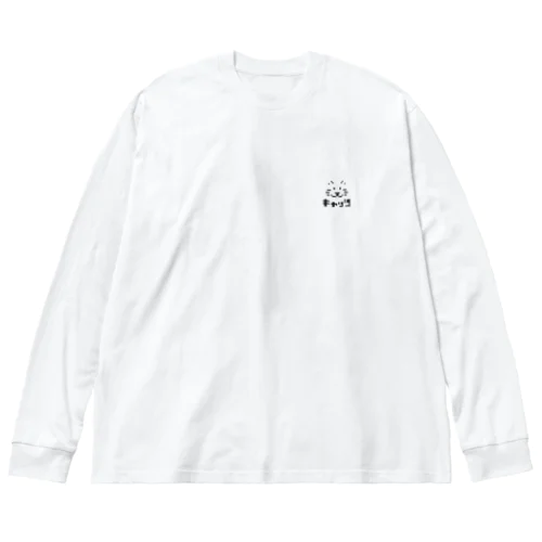 ロゴ入りなキャッツ Big Long Sleeve T-Shirt